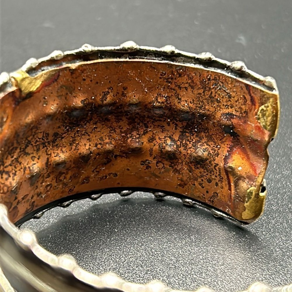 Creative Copper Brass Copper Cuff Bracelet - Picture 4 of 9